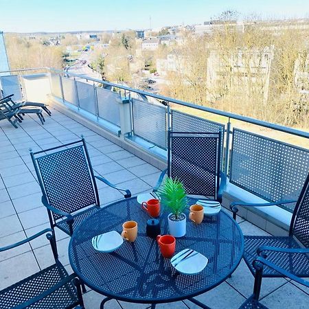 Big Penthouse 2 Bedrooms In Center With Parking And Largeterrace-41 卢森堡 外观 照片