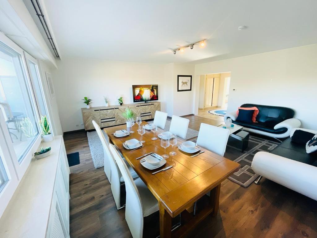 Big Penthouse 2 Bedrooms In Center With Parking And Largeterrace-41 卢森堡 外观 照片